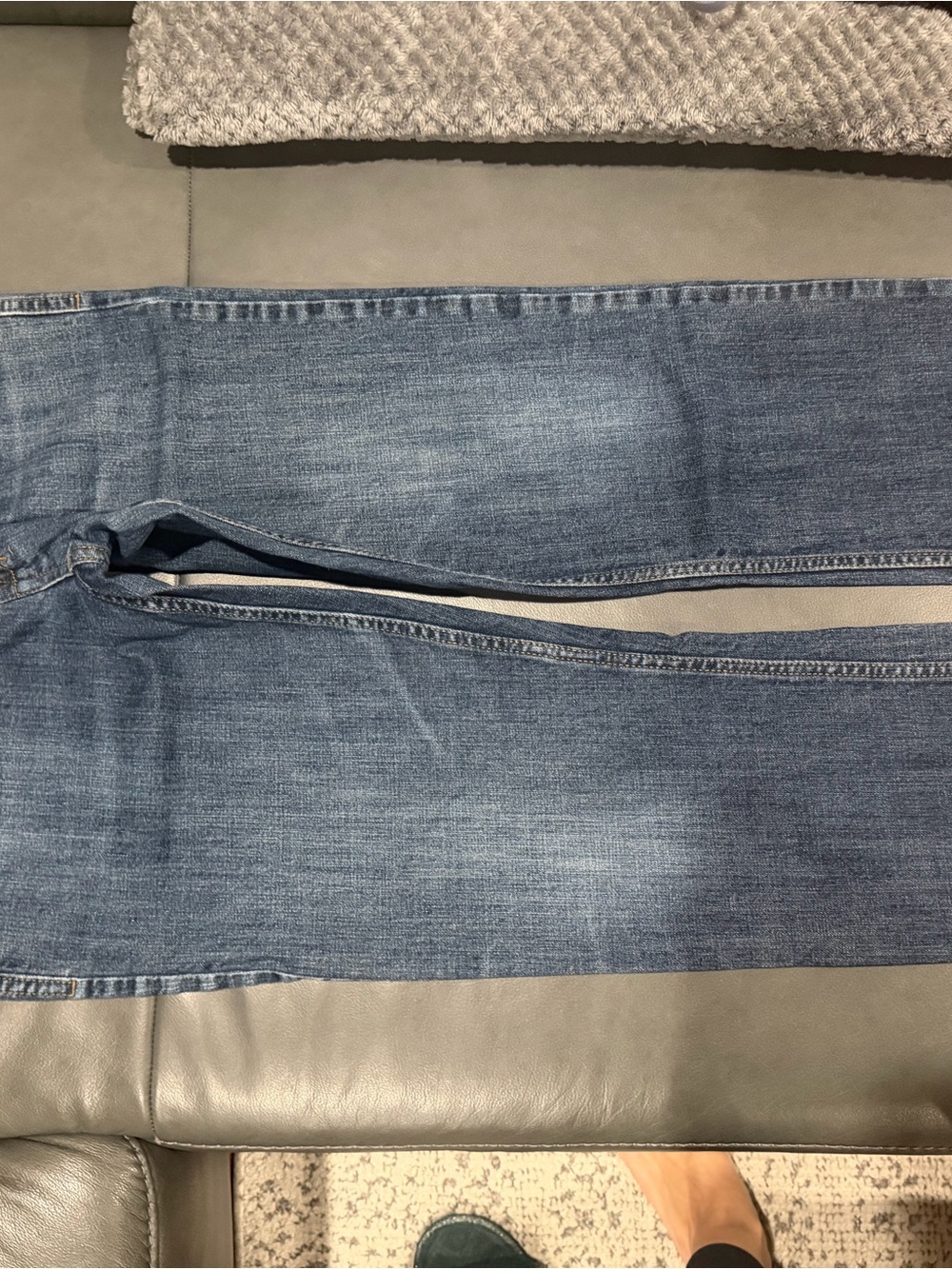 Buffalo David Bitton Straight Leg Light Blue Jeans